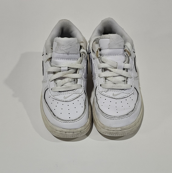 Nike Air Force 1 Low Toddler boy girl size 9 c white sneakers - Picture 2 of 8